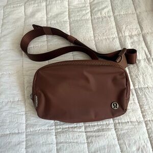 brown lulu belt bag